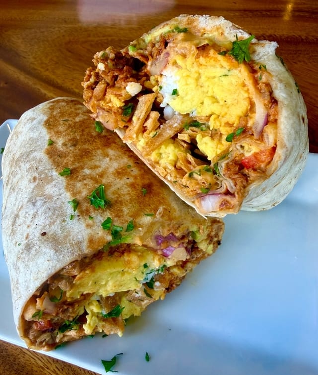 Chipotle Chorizo Chilaquiles Burrito.