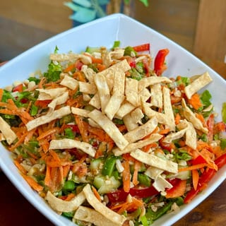 Thai Peanut Salad Bowl